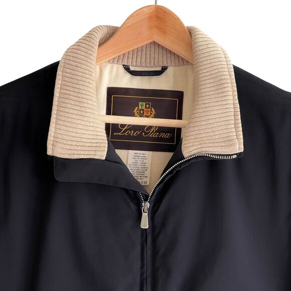 Loro Piana StormSystem Twenty K Vest Mens XL Black Made In Italy Cashmere Lined - Picture 5 of 16